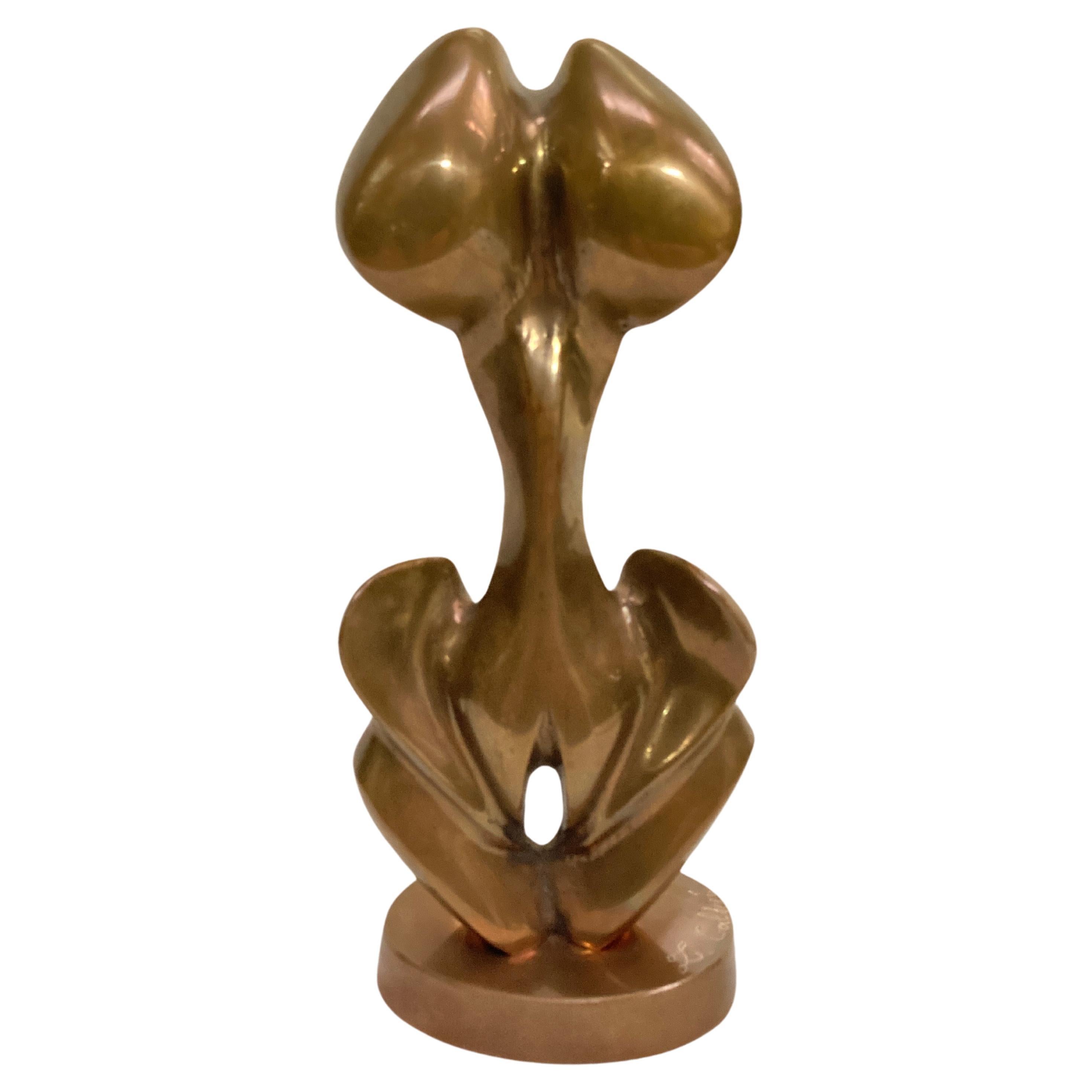 Bronze Erotic sculpture signed by Léon Caldéri For Sale