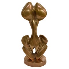 Vintage Bronze Erotic sculpture signed by Léon Caldéri
