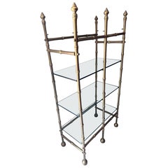 Bronze etagere