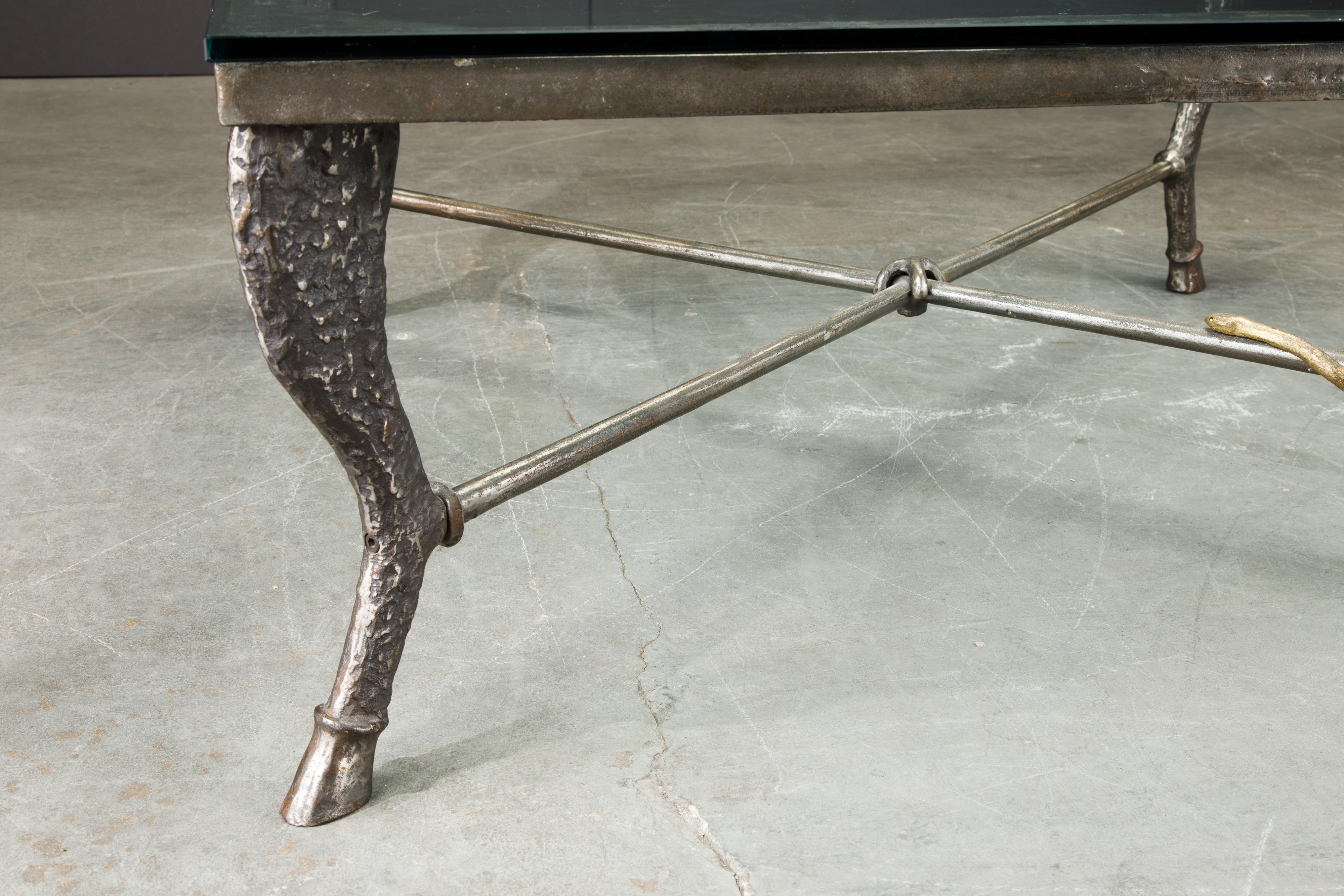 Bronze 'Etruscan' Coffee Table Attributed to Christopher Chodoff,  c. 1984 8