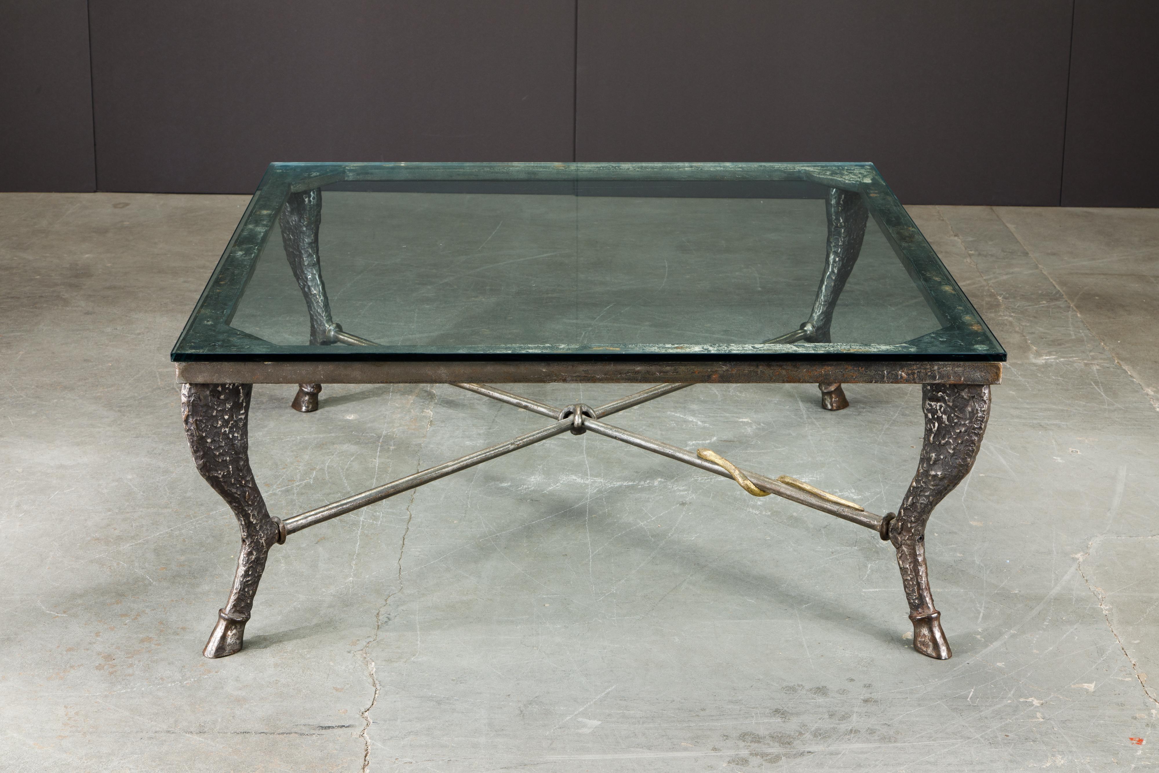 American Bronze 'Etruscan' Coffee Table Attributed to Christopher Chodoff,  c. 1984