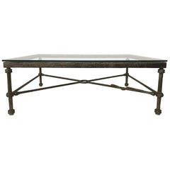 Bronze "Etruscan" Coffee Table with Snake Detail by Christopher Chodoff