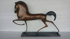Bronze Etruscan Horse Sculpture in the Manner of Boris Lovet-Borski