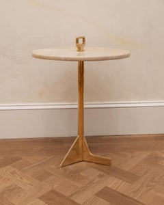 Bronze & Exotic Marble Cocktail Table by Costantini, Bellance Marmol, In Stock