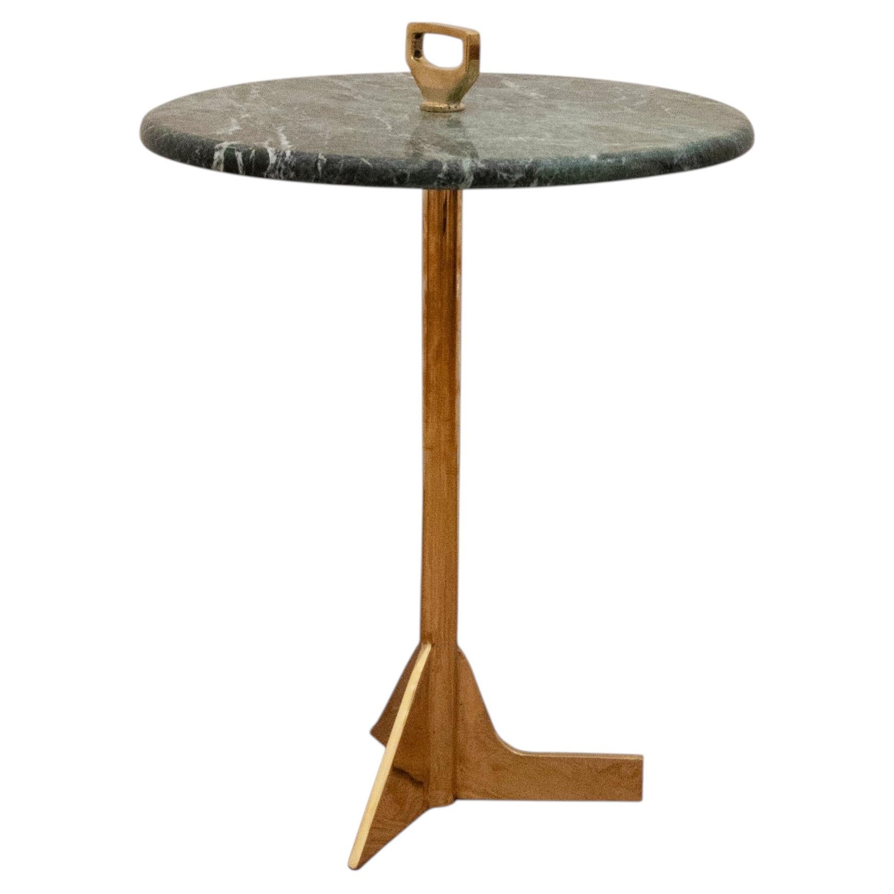 Table basse en bronze et marbre exotique de Costantini, Bellance Marmol, en stock en vente