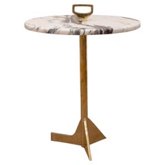 Bronze & Exotic Marble Cocktail Table by Costantini, Bellance Marmol, In Stock