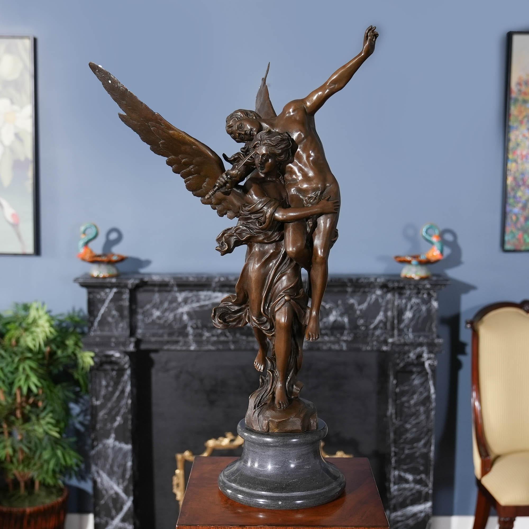 Graceful even when standing still the Bronze Fallen Soldier on Marble Base is a striking addition to any setting. Using traditional lost wax casting methods the Bronze Fallen Soldier statue has hand chaised details added to give a high level of