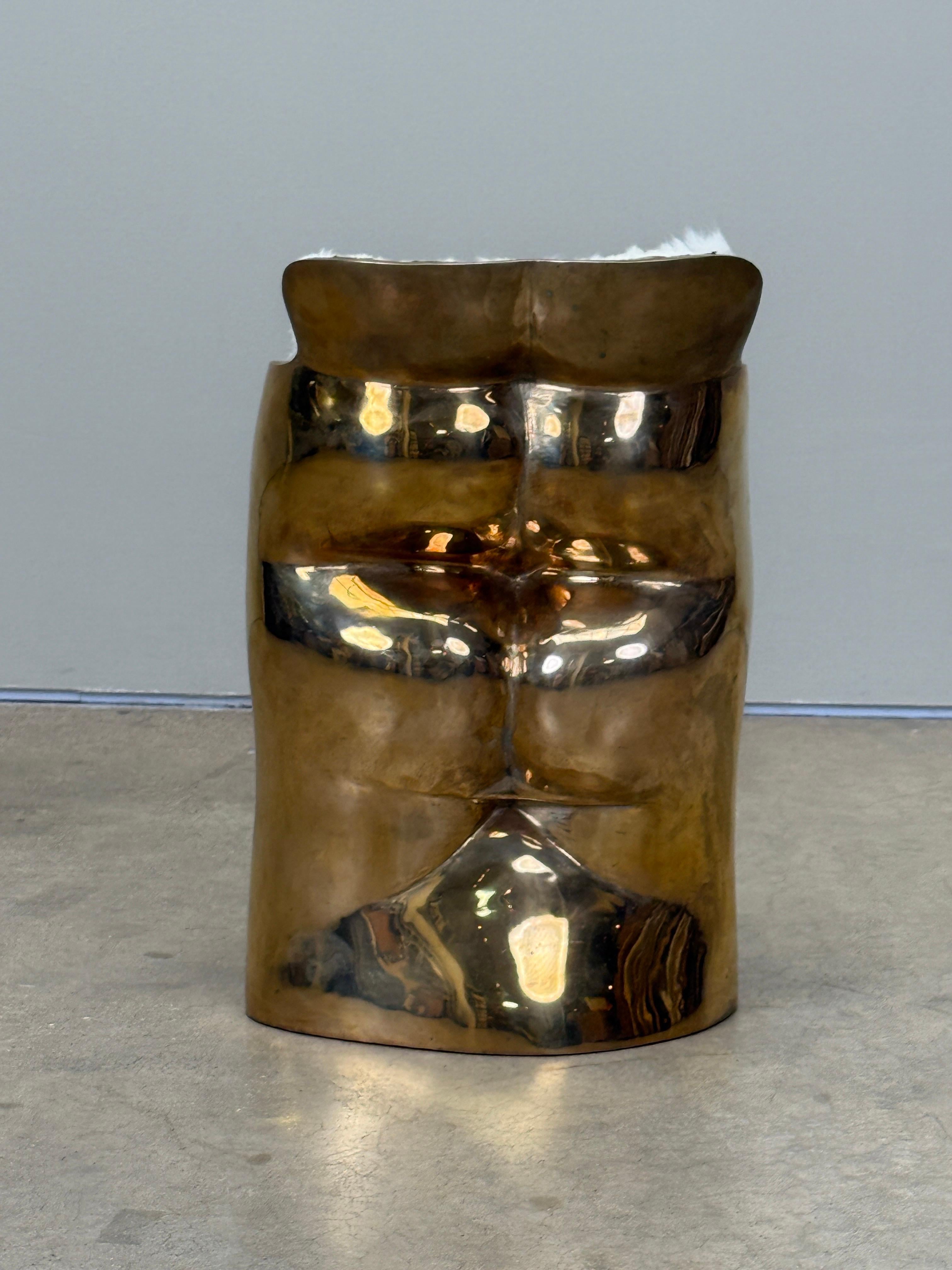 Bronze 'Fausto' Stool by Novello Finotti for Simon Gavina im Angebot 8