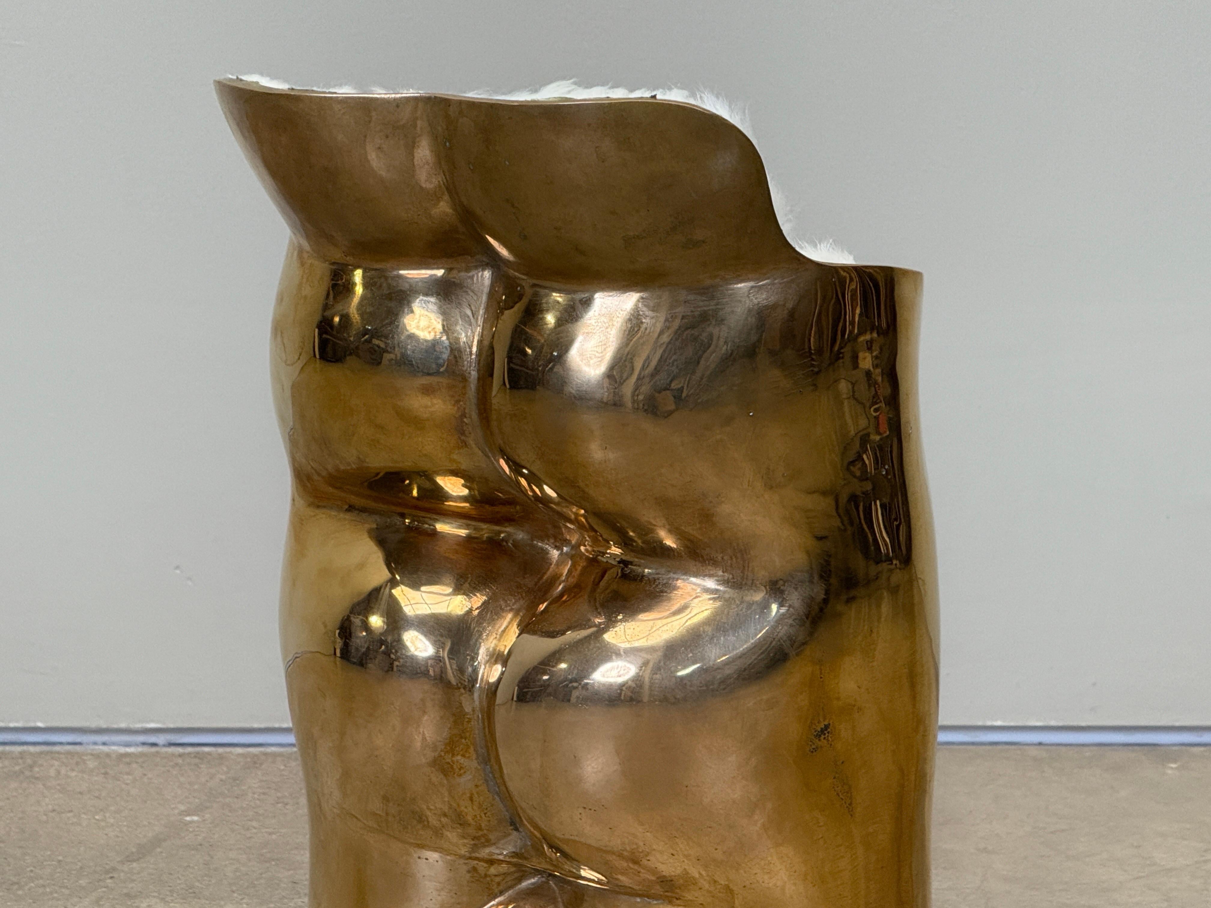 Bronze 'Fausto' Stool by Novello Finotti for Simon Gavina im Angebot 10