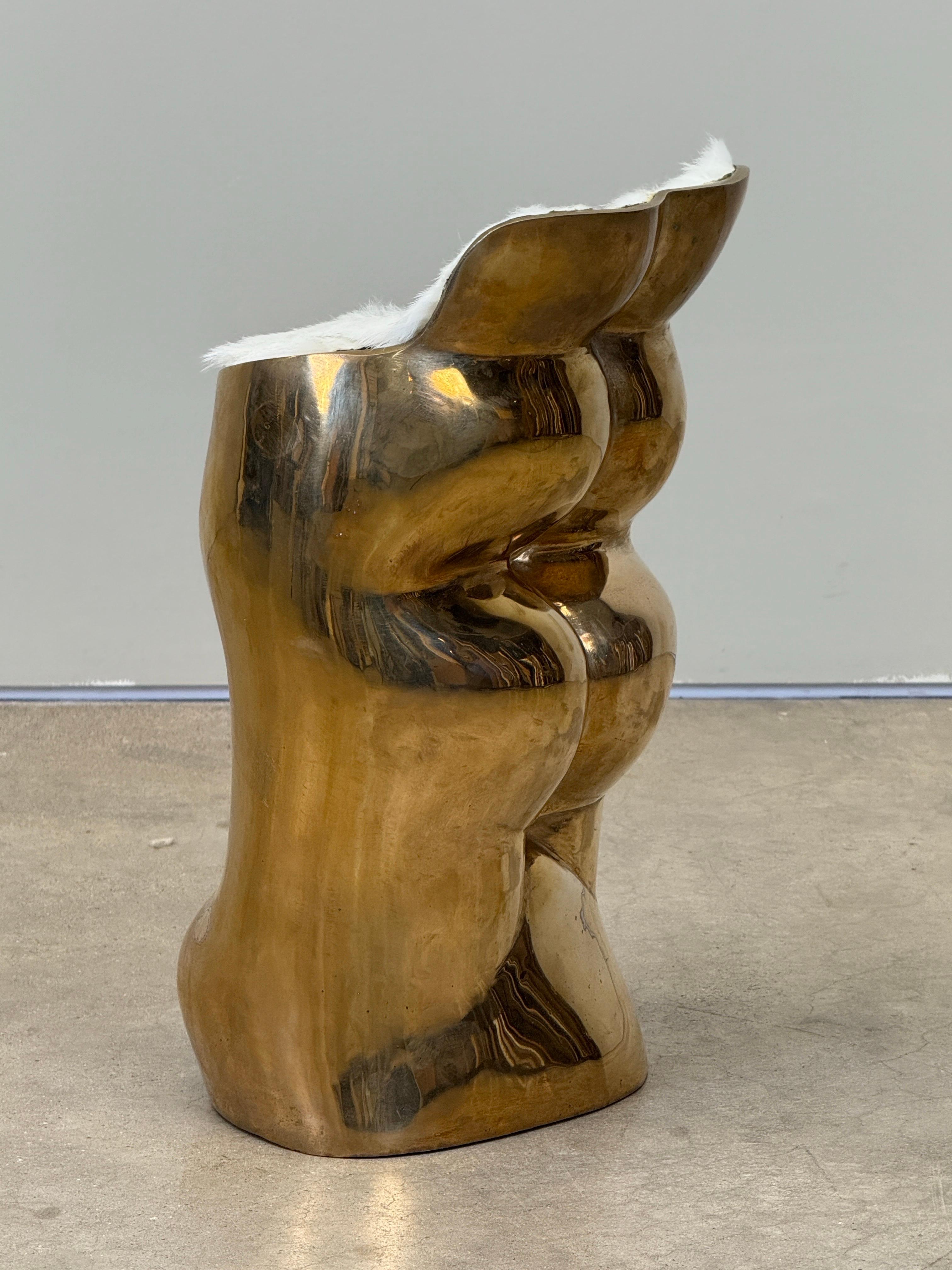 Bronze 'Fausto' Stool by Novello Finotti for Simon Gavina im Angebot 11