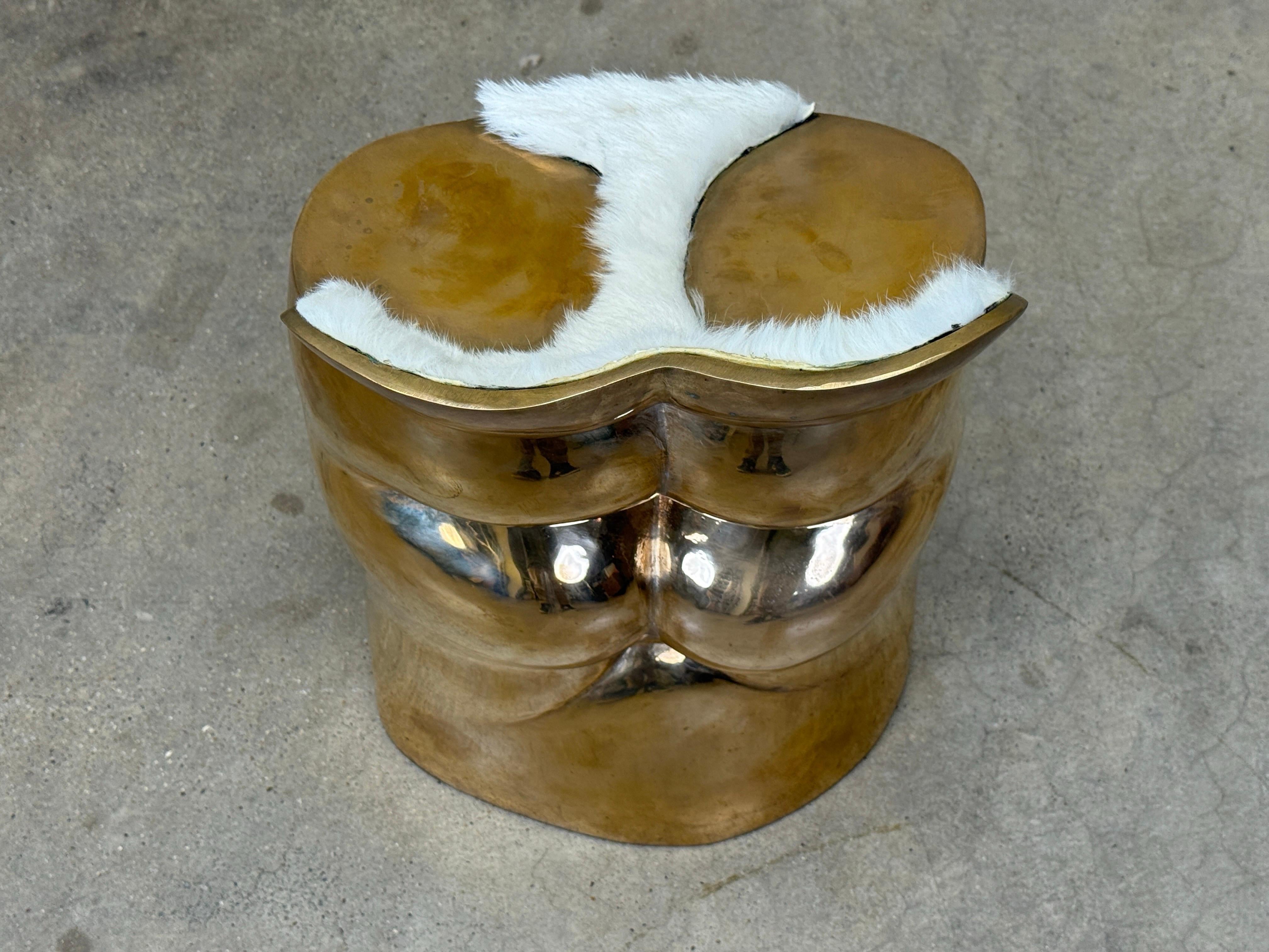 Bronze 'Fausto' Stool by Novello Finotti for Simon Gavina im Angebot 12