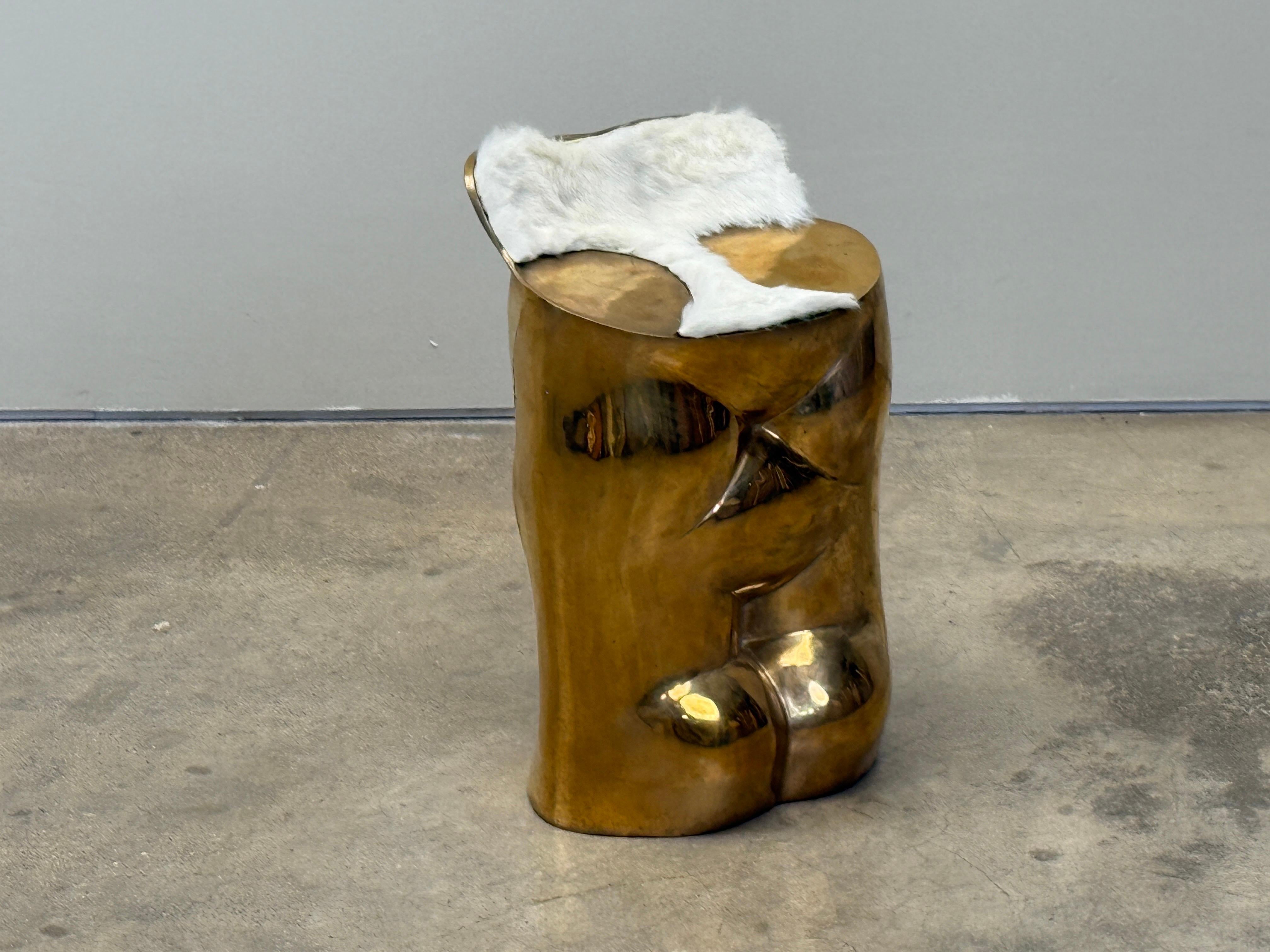 Bronze 'Fausto' Stool by Novello Finotti for Simon Gavina im Angebot 2