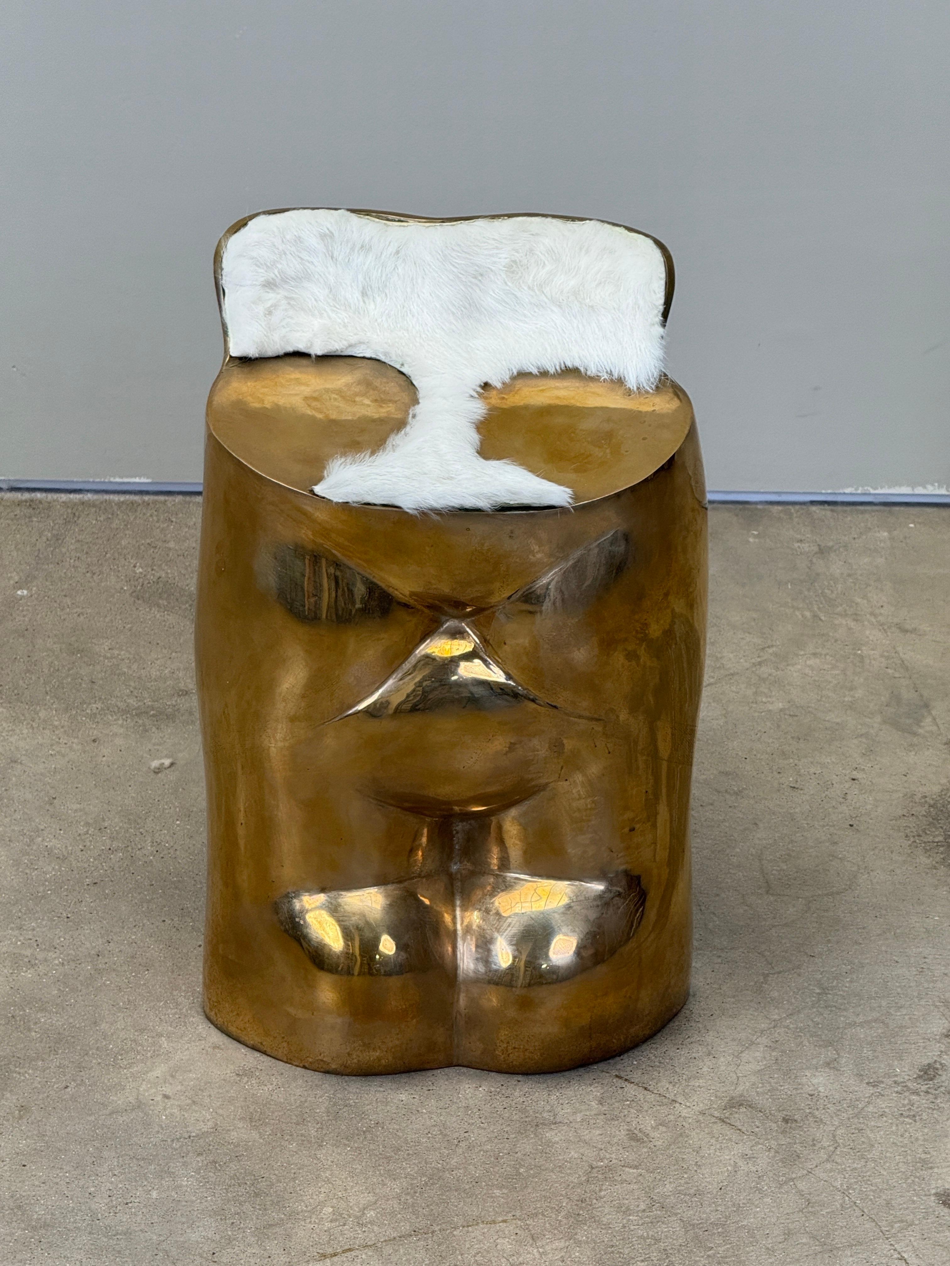 Bronze 'Fausto' Stool by Novello Finotti for Simon Gavina im Angebot 3