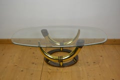 Bronze Faux Elephant Tusk Coffee Table