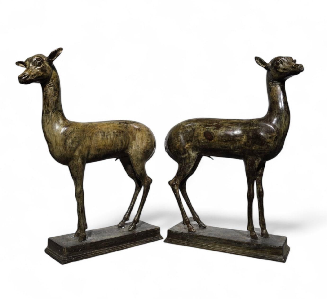 Cerbiatti in bronzo dalla Villa dei Papiri, Ercolano in vendita 6