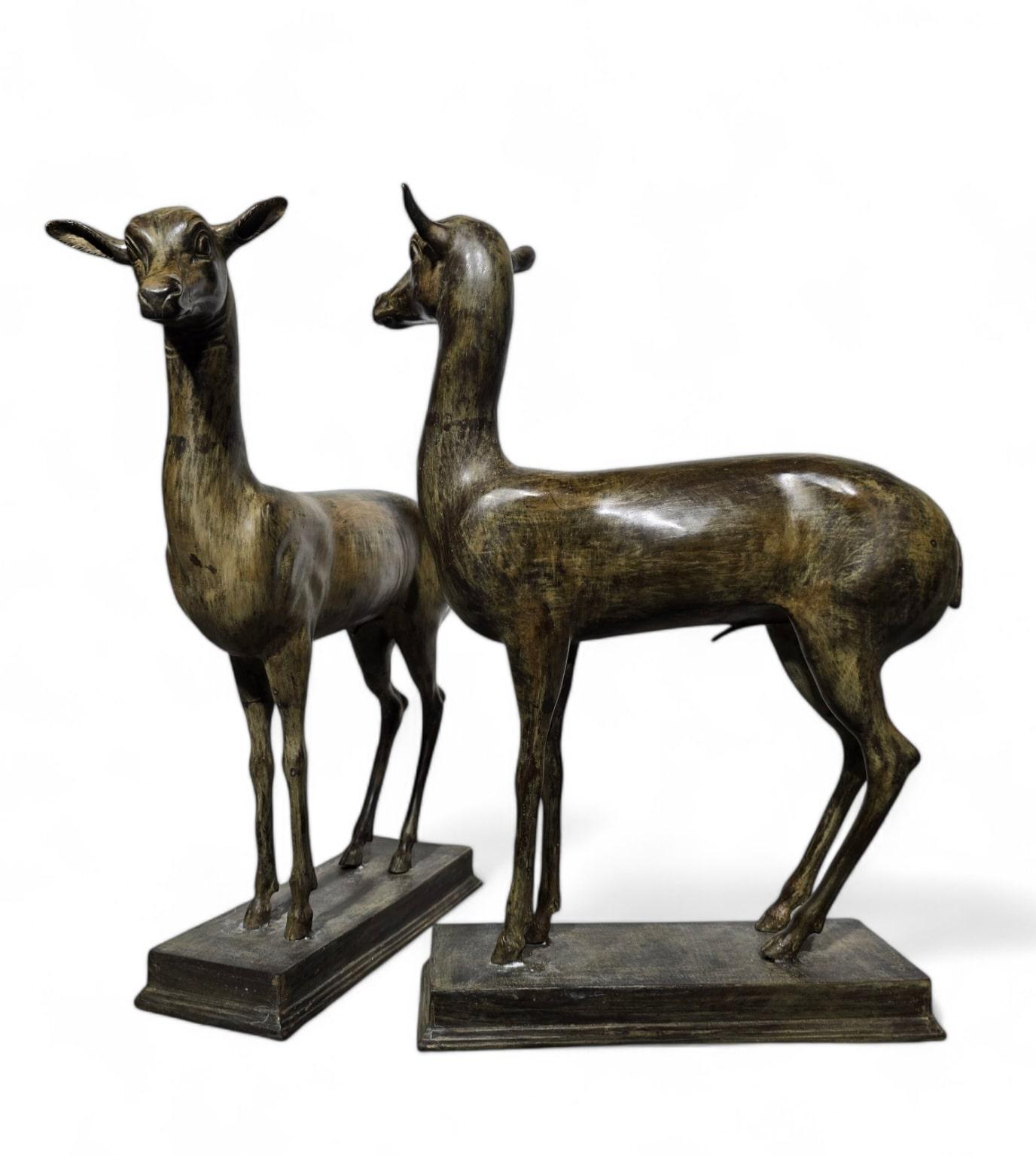 Cerbiatti in bronzo dalla Villa dei Papiri, Ercolano in vendita 1