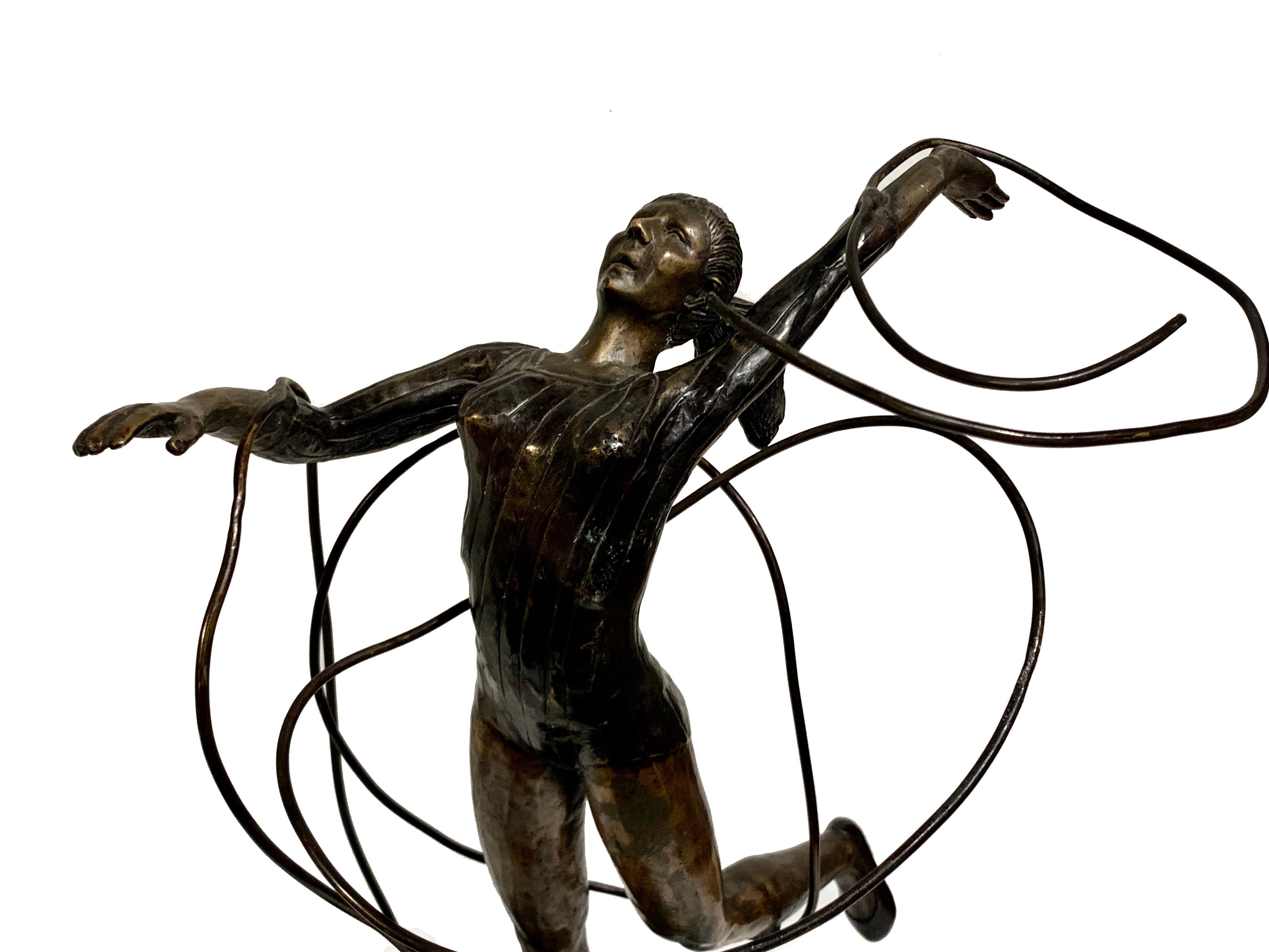 Bronze Female Dancer Sculpture For Sale 2