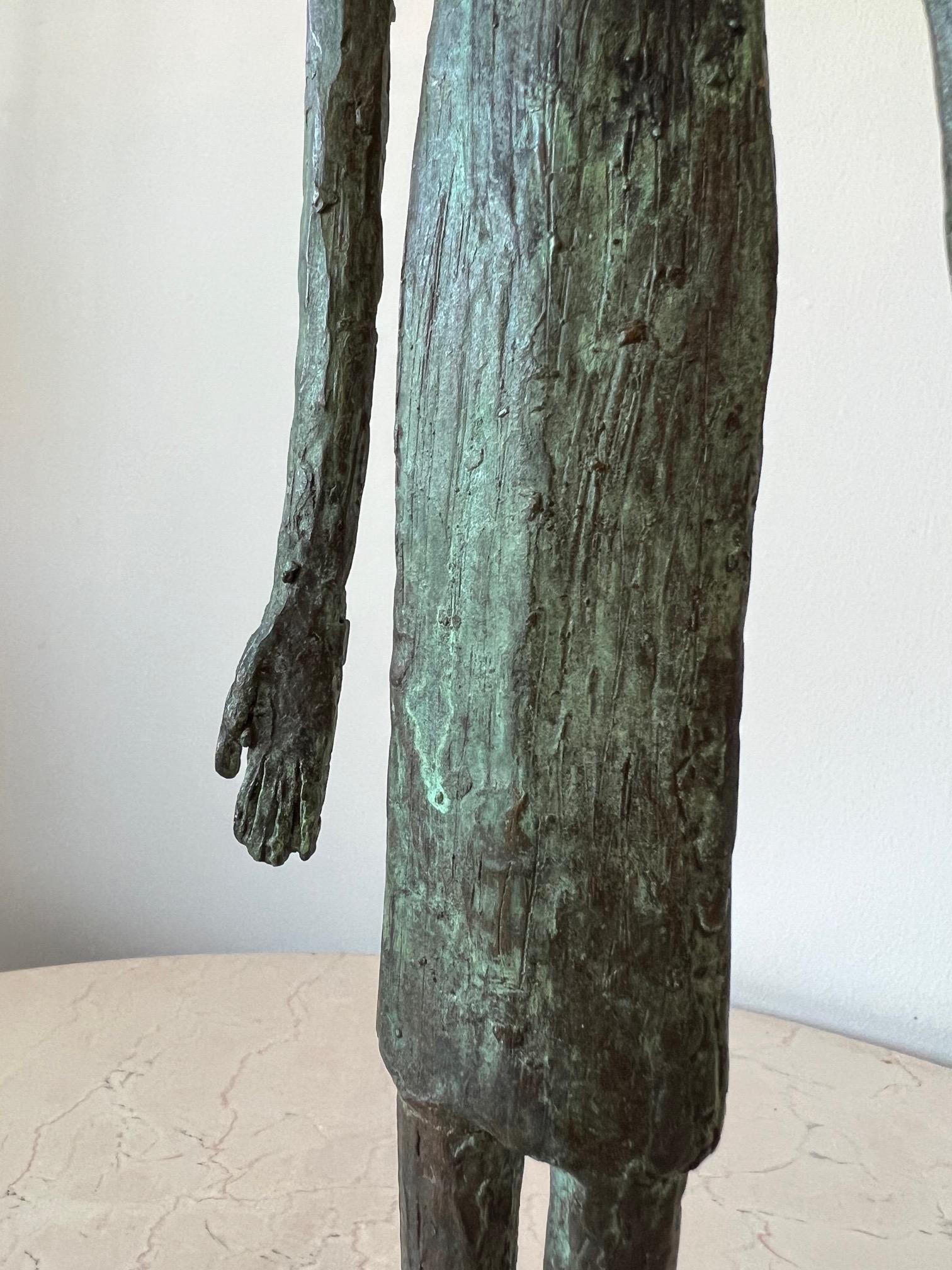 Figure féminine en bronze d'Anne Van Kleeck, années 1960 Bon état - En vente à St.Petersburg, FL