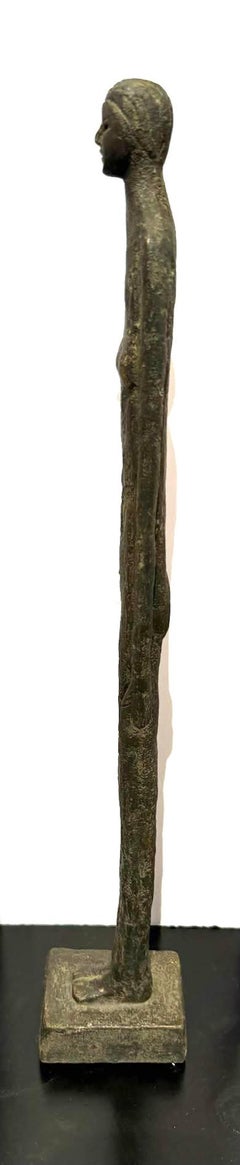 Bronze Female Figure Medium Sculpture, Indonesia, Contemporary