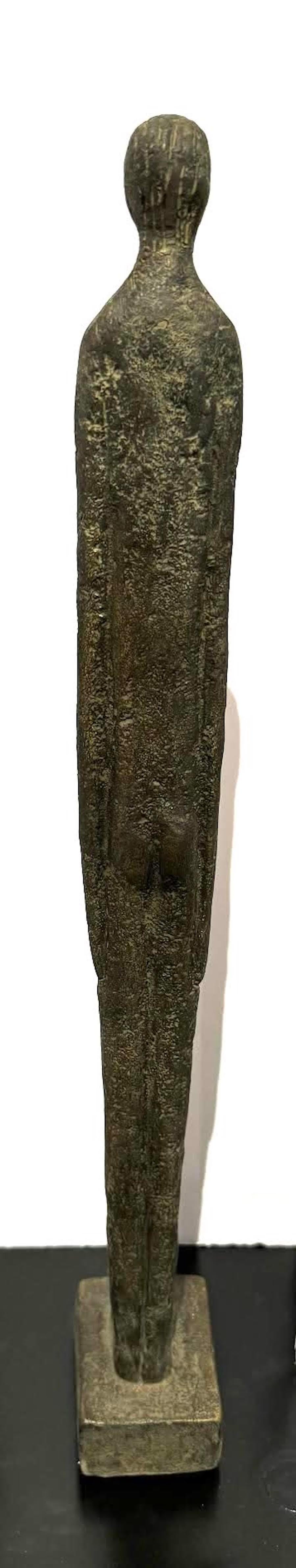 Escultura Mediana Figura Femenina Bronce, Indonesia, Contemporáneo Indonesio en venta