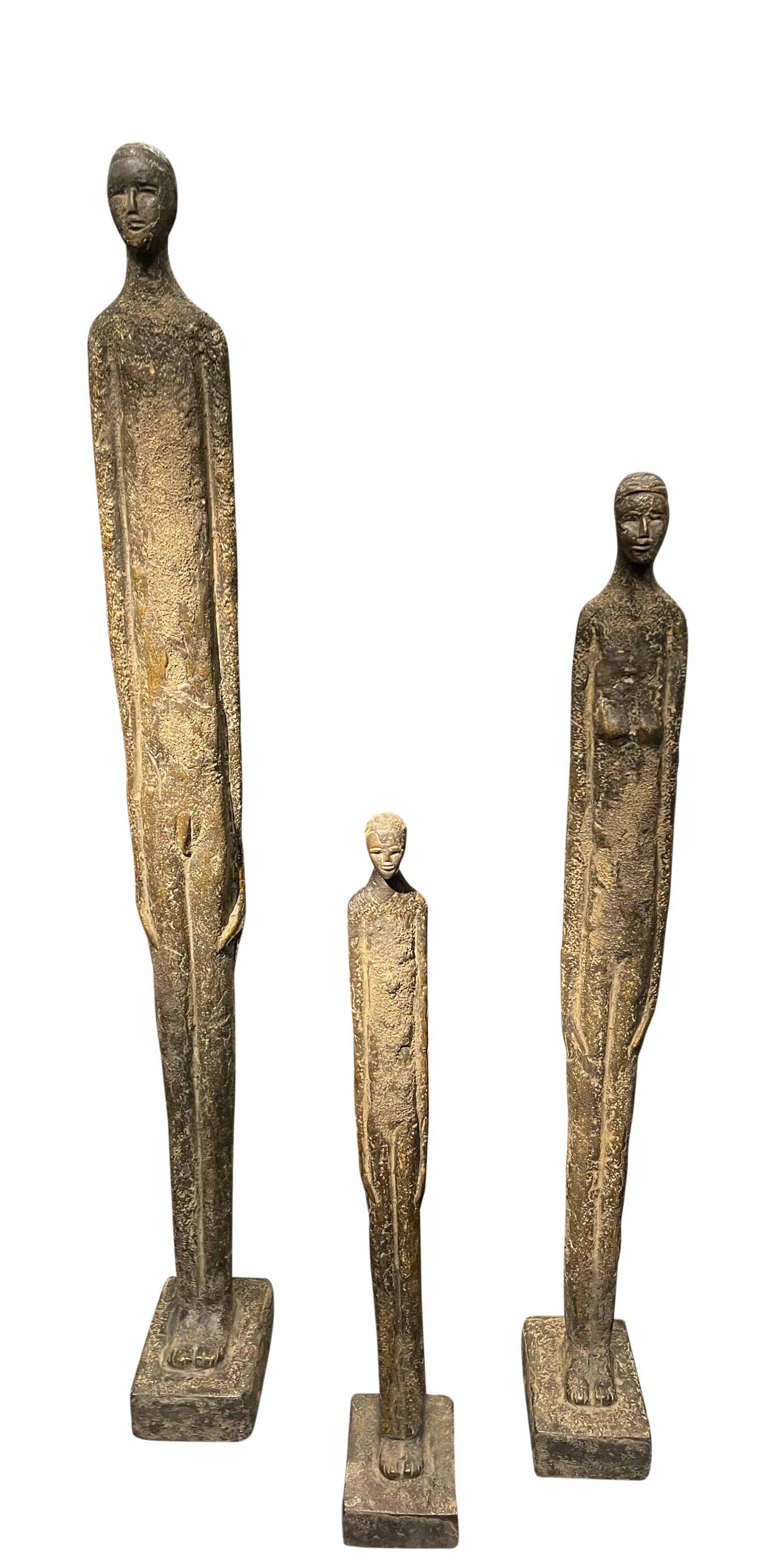 Escultura Mediana Figura Femenina Bronce, Indonesia, Contemporáneo en venta 2