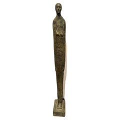 Figure féminine en bronze Sculpture moyenne, Indonésie, Contemporaine
