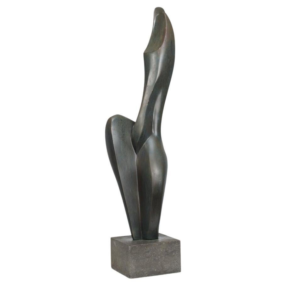 Bronze Female Figure Sculpture by Francine Govers, Netherlands, 1990s