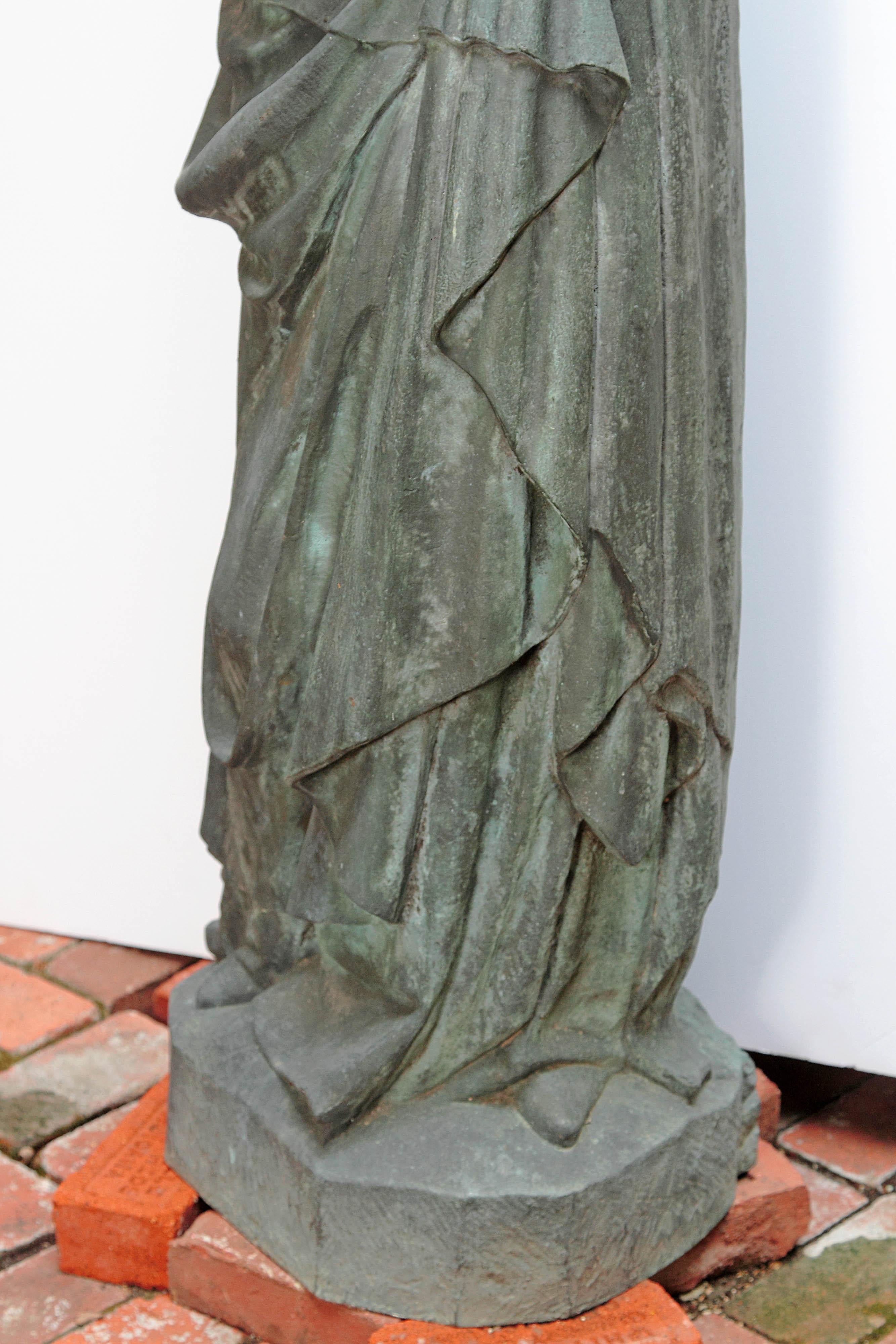 Modern Bronze Female Statue