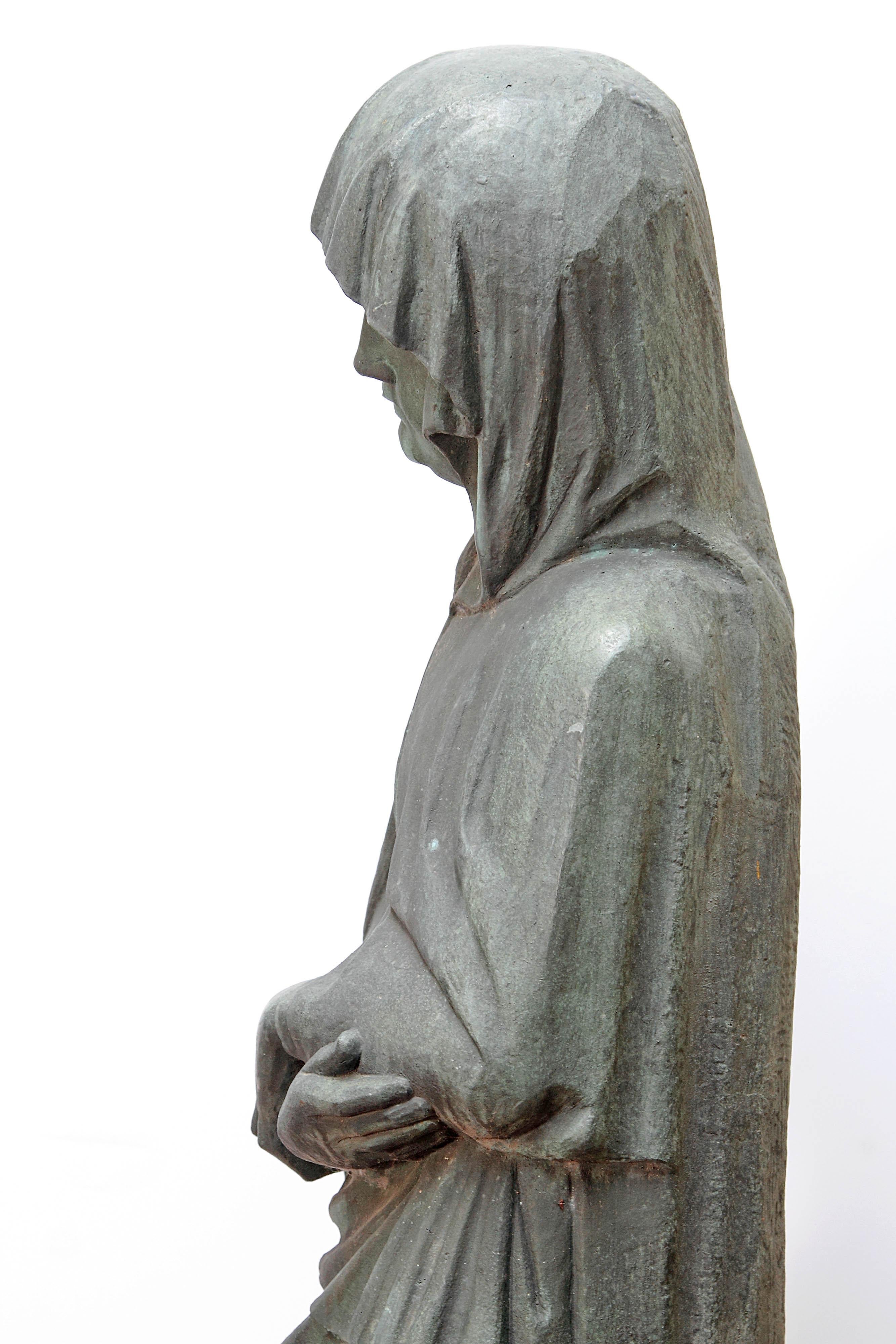 Bronze Female Statue In Good Condition In Dallas, TX