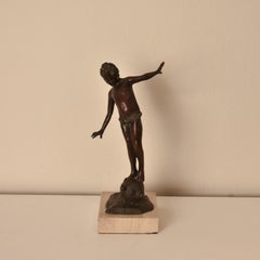 Bronzefigur von Gabriele Parente, um 1850
