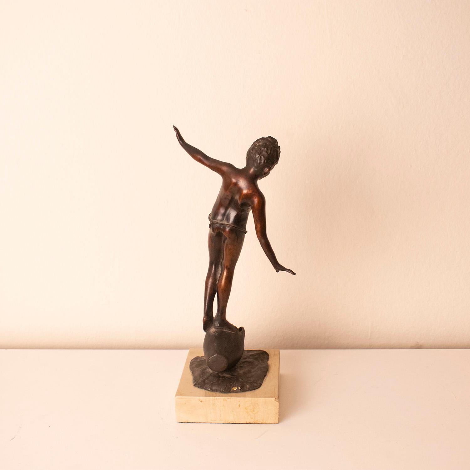 Metà XIX secolo Fgure in bronzo di Gabriele Parente Circ 1850 in vendita