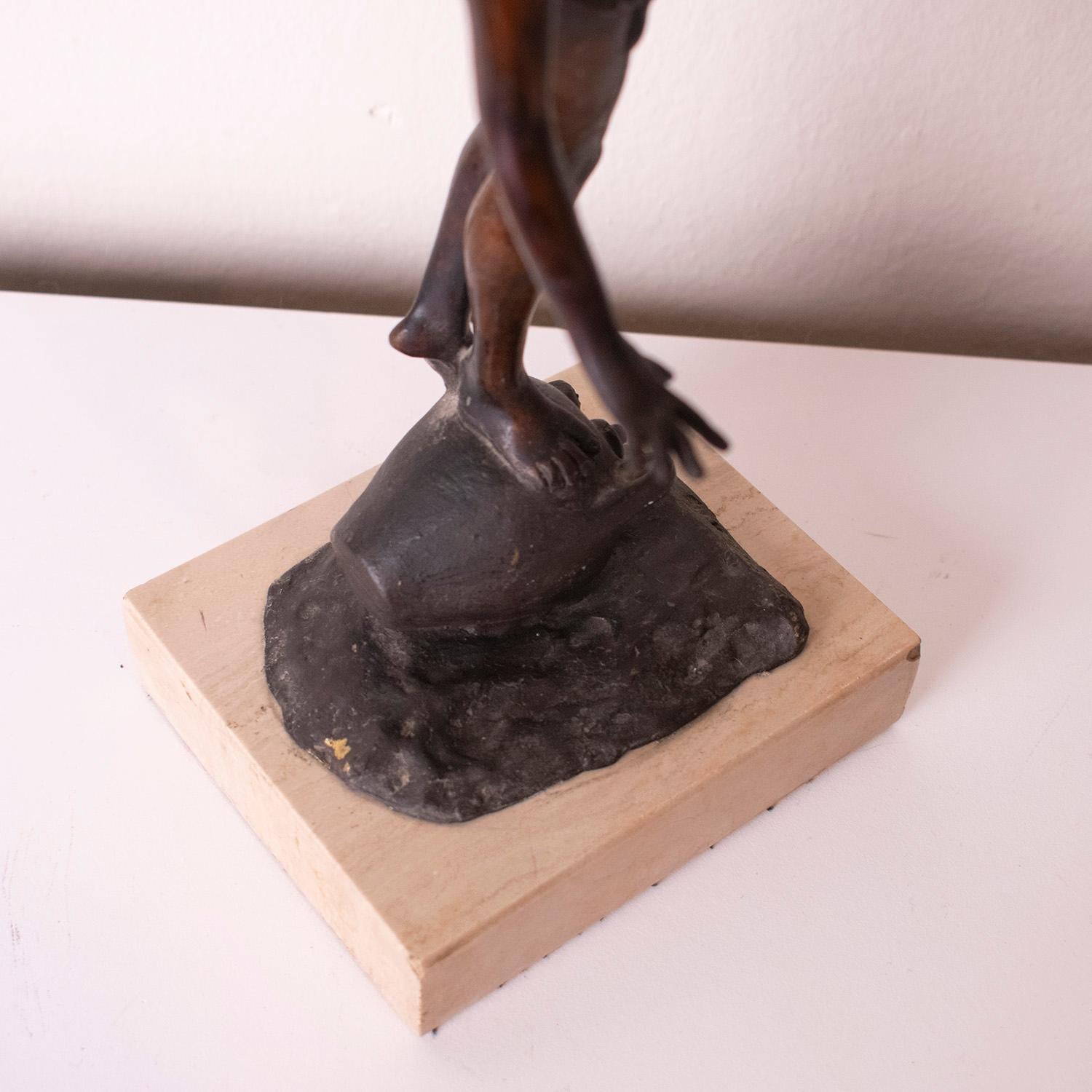Fgure in bronzo di Gabriele Parente Circ 1850 in vendita 1