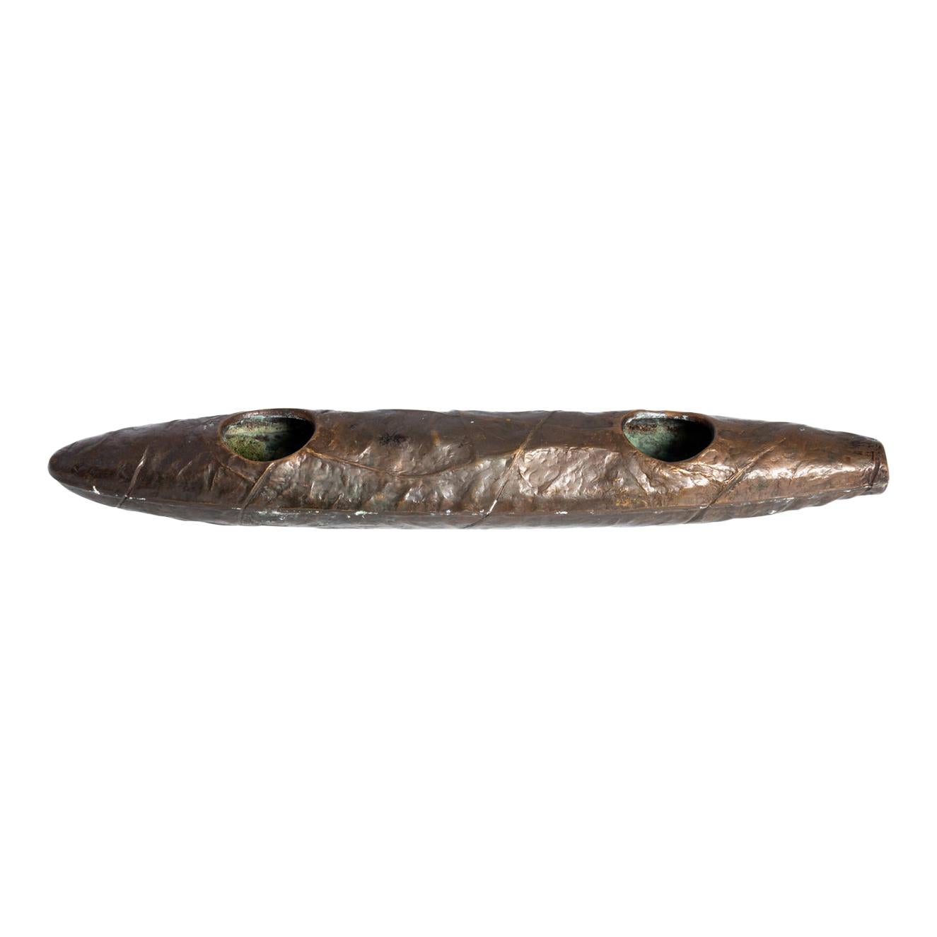 Bronze Figural Cigar Shaped Humidifier