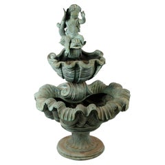 Bronze Figural Fountain with putto