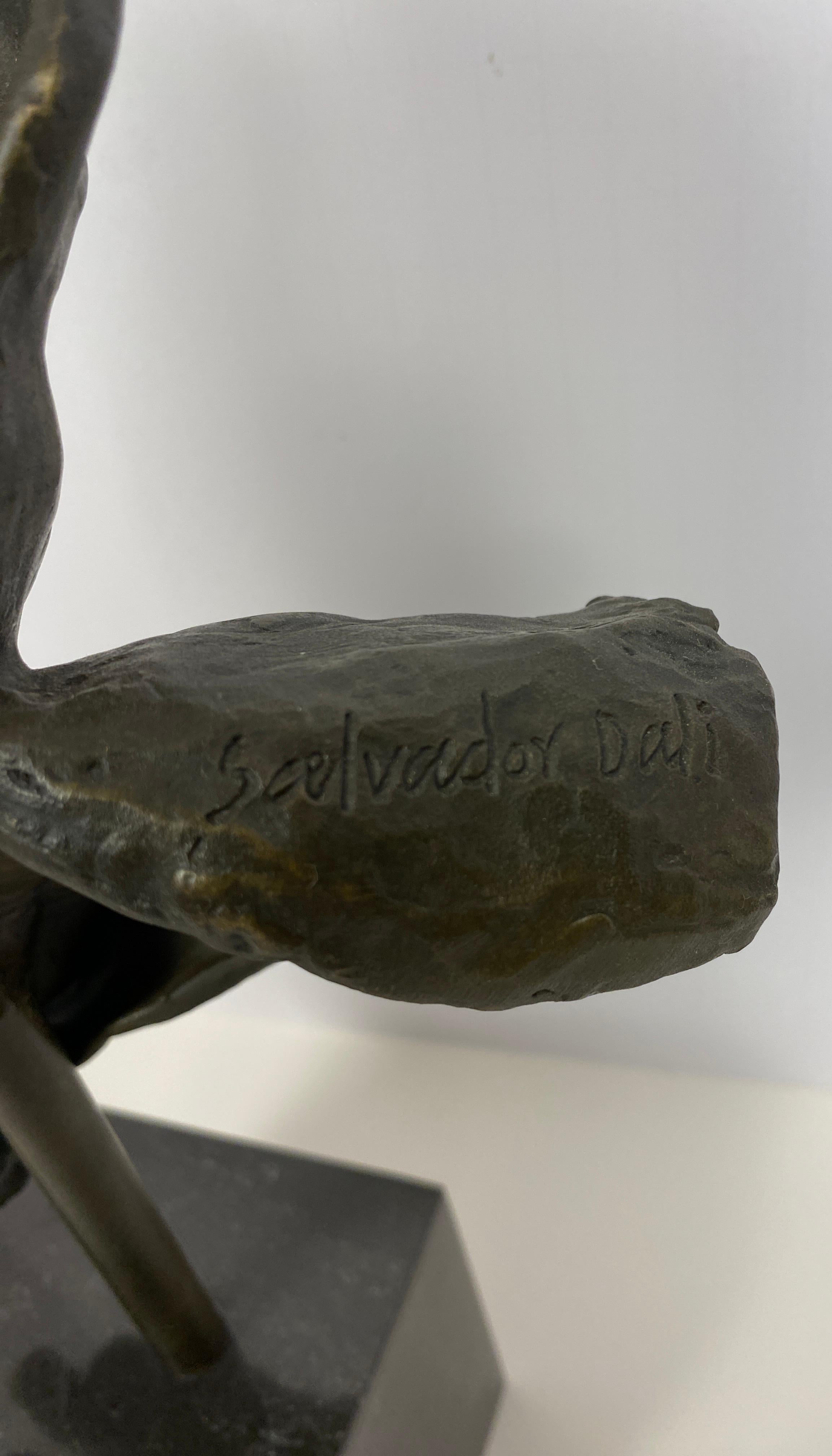 Escultura figurativa de bronce (after) Salvador Dali Estadounidense en venta