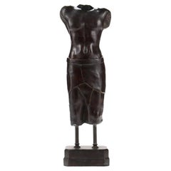Figure en bronze d'après le fragment de l'Égypte ancienne
