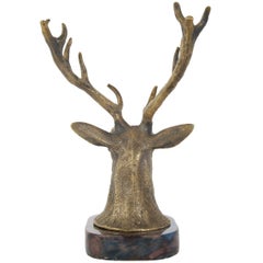 Bronze Figure "Deer Head", Europe, Beg. of 20th Century