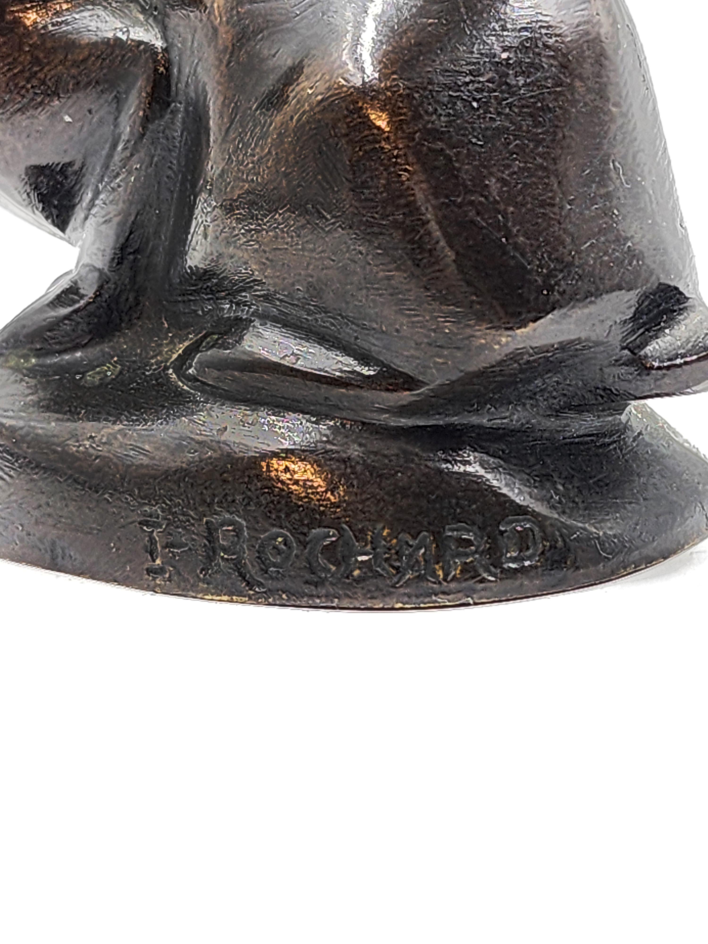 Français Figure en bronze 