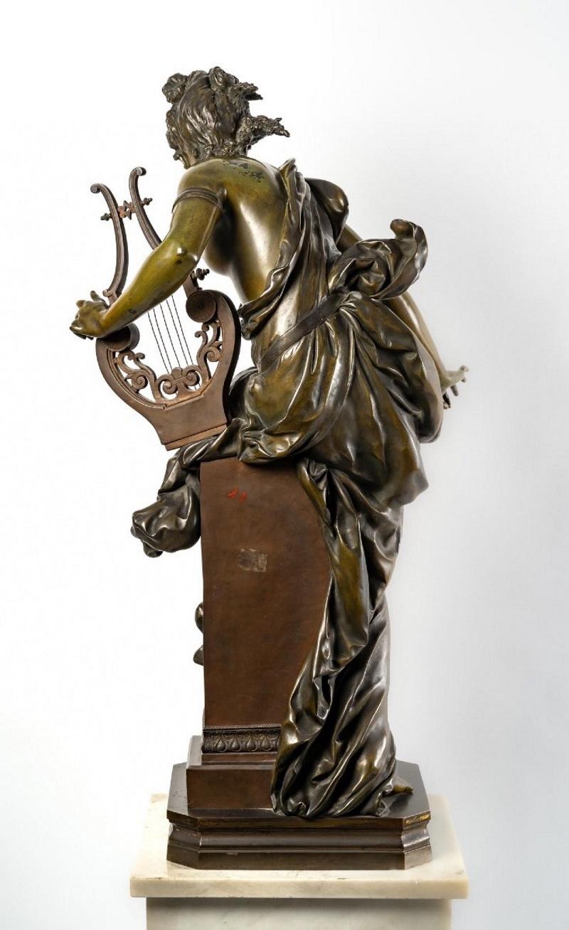 Bronze Figure Melody by Albert Ernest Carrier Belleuse 4