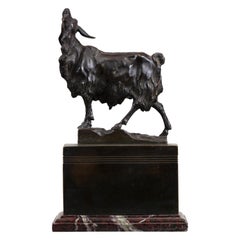 Bronze Figure of a Goat