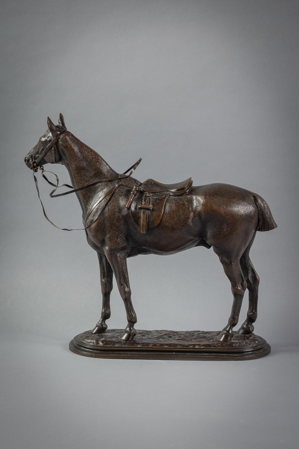 English Bronze Figure of a Horse, by John Willis Good '1845-1879'