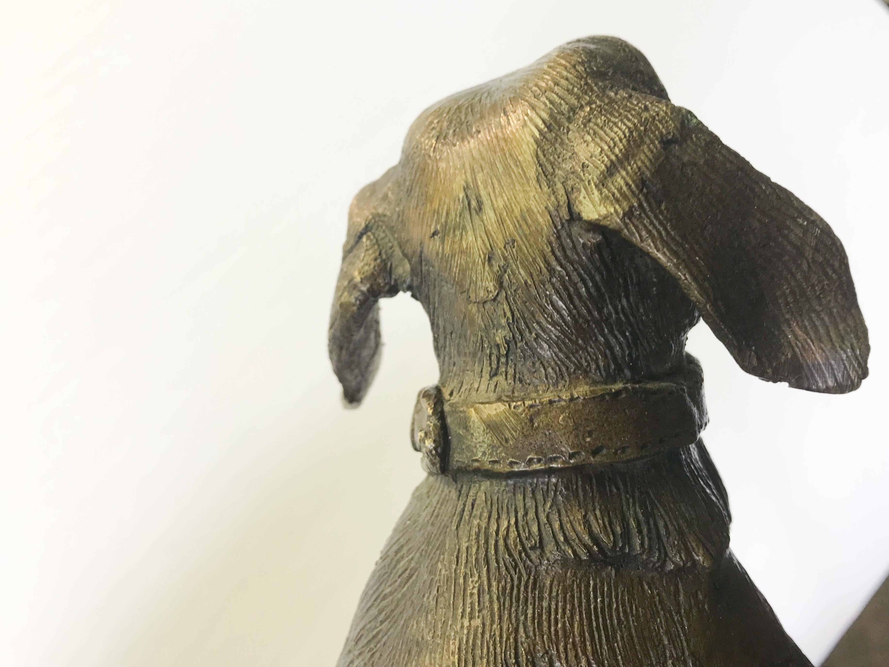 Bronze Figure of a Hound Dog For Sale 5