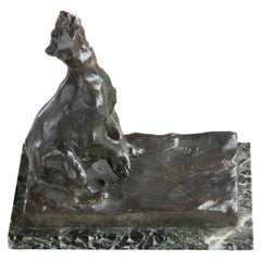 Bronze Figure of a White Bear
