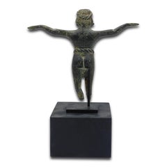 Bronze figure of a wild man. Germany, 16th century.