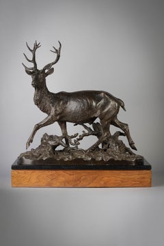 Bronze Figure of an Antelope, by Christophe Fratin, circa 1870