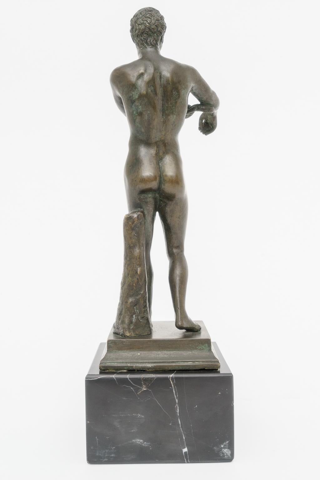 Italian Bronze Figure of an Athlete