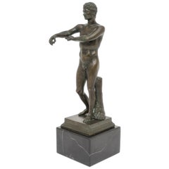 Antique Bronze Figure of an Athlete