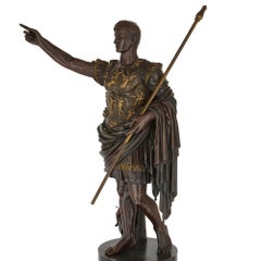 Bronze figure of Augustus after Roman period original