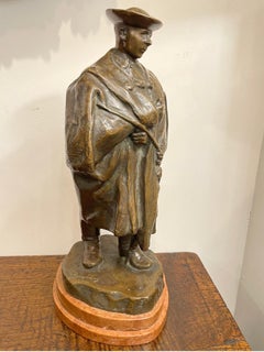 Bronze Figure of Csikós by Hungarian Sculptor László Beszédes Early 20th Century