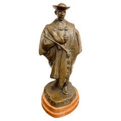 Bronzefigur von Csikós des ungarischen Bildhauers László Beszédes Anfang des 20.